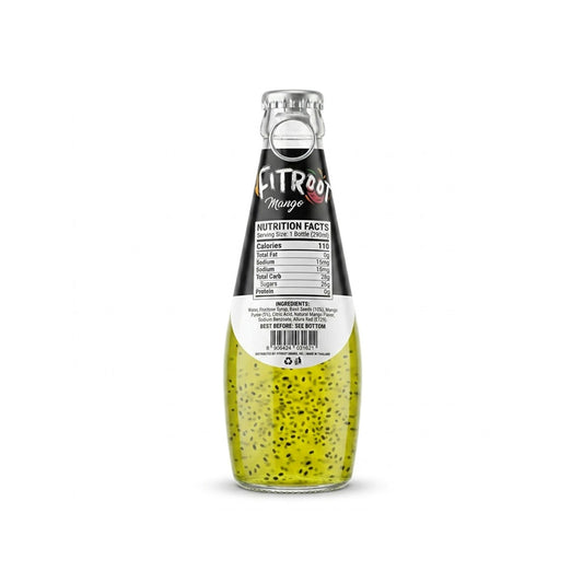 Fitroot Tropical Mango Basil Seed Drink