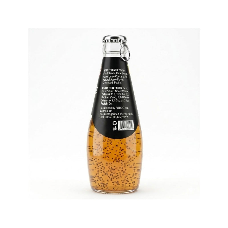 Fitroot Crisp Apple Basil Seed Drink
