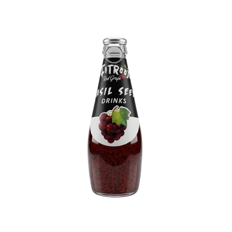 Fitroot Citron Red Grape Basil Seed Drink