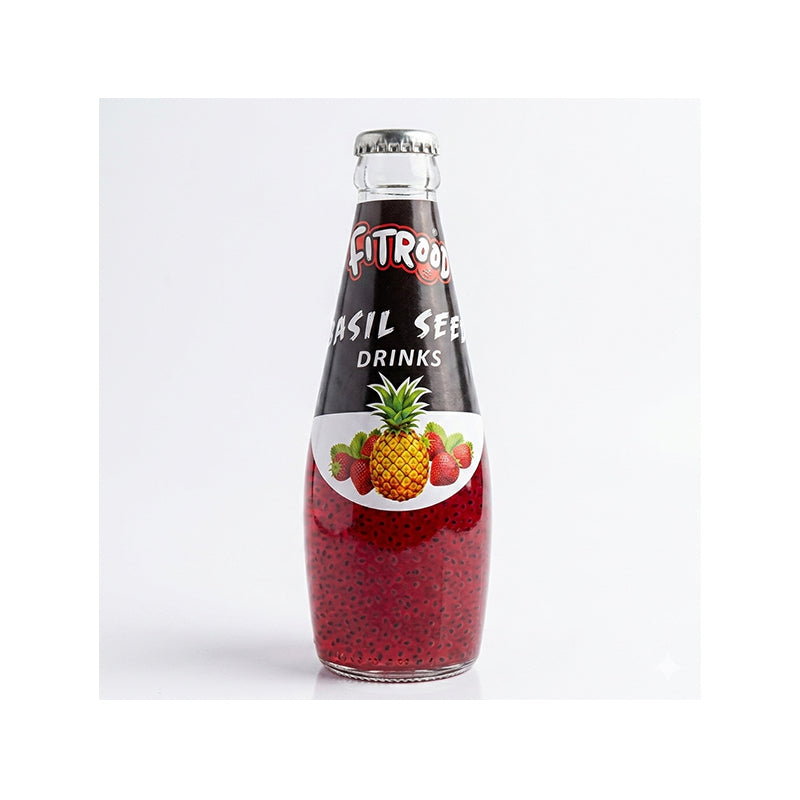 Fitroot Strawberry Basil Seed Fruit Drink