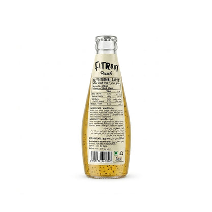 Fitroot Peach Basil Seed Fruit Drink