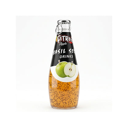 Fitroot Crisp Apple Basil Seed Drink