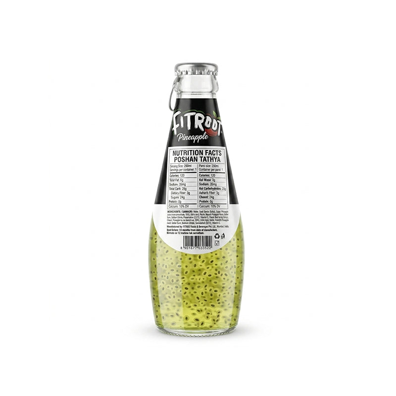 Fitroot Pineapple Basil Seed Drink