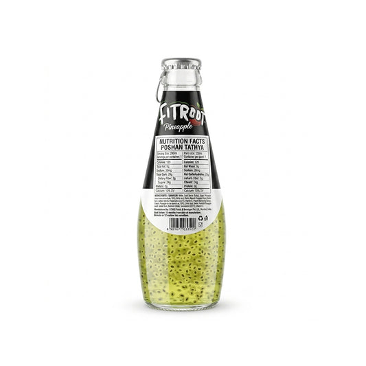 Fitroot Pineapple Basil Seed Drink